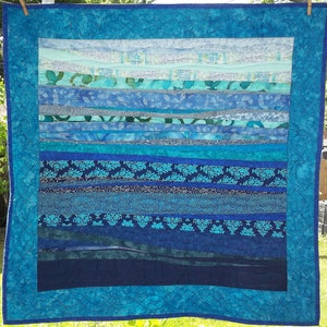 Blue Baby Quilt or Lap Quilt
