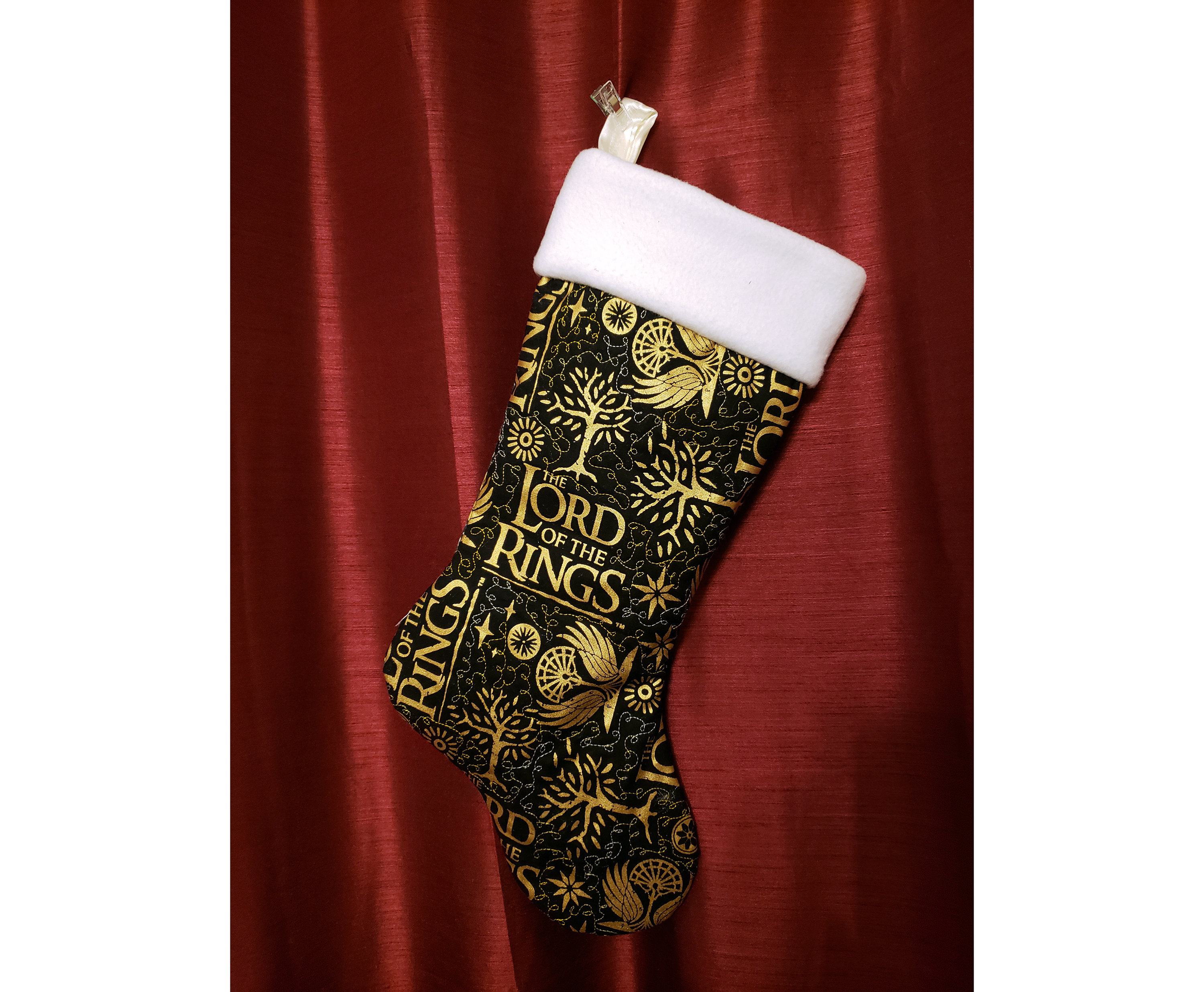 lord of the rings christmas stocking