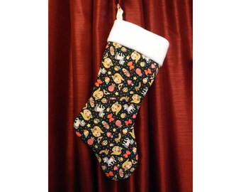 Unicorns and Girly Things Christmas Stocking - Customizable