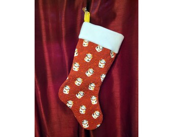 Lucky Cats Christmas Stocking - Customizable