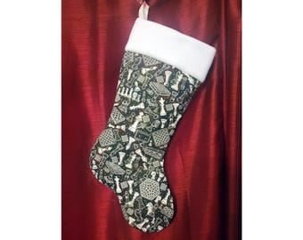 Chess Christmas Stocking - Customizable