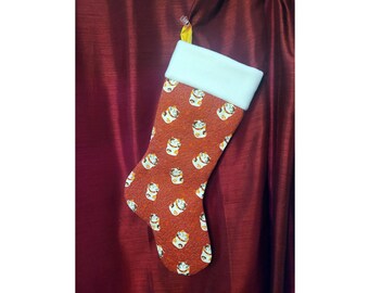 Lucky Cats Christmas Stocking - Customizable