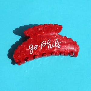 Go Phils Hair Clip; Philadelphia Phillies