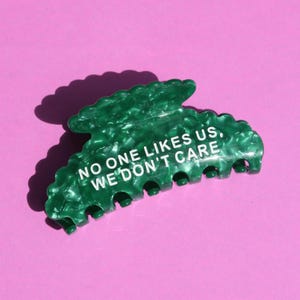 No One Likes Us, We Don&#39;t Care Hair Clip; Philadelphia Eagles, Jason Kelce