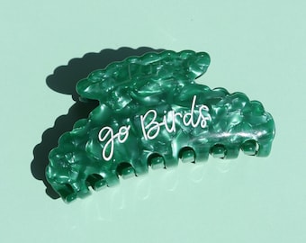 Go Birds Hair Clip; Philadelphia Eagles *PREORDER*