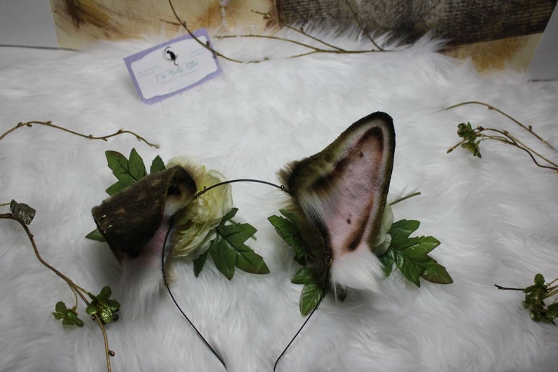 Tawny Brown Realistic Pup Ears