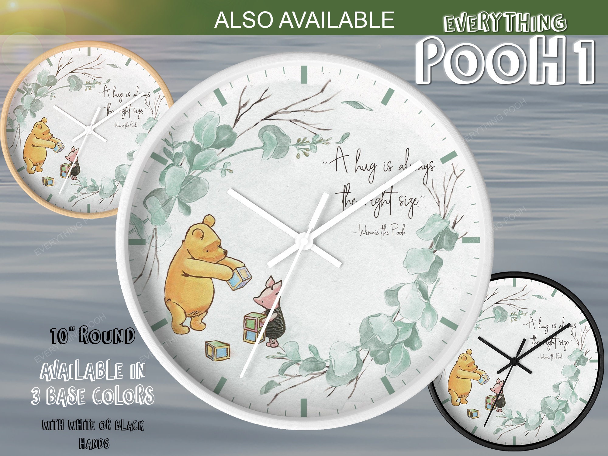 Pooh」 WALL CLOCK Seiko Disney Time FW538M 