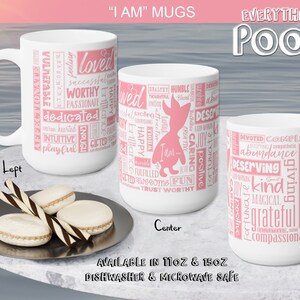 Piglet Winnie the Pooh MUG 11/15oz AFFIRMATION Quote Mug (&quot;I am ...&quot;) Ceramic Mug Coffee mug  Pooh Quotes  positive affirmations
