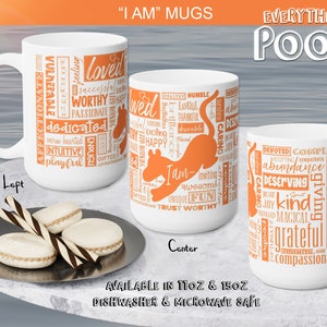 Classic Winnie the Pooh MUG TIGGER 11/15oz AFFIRMATION Quote Mug (&quot;I am ...&quot;) Ceramic Mug Coffee mug  Pooh Quotes / positive affirmations