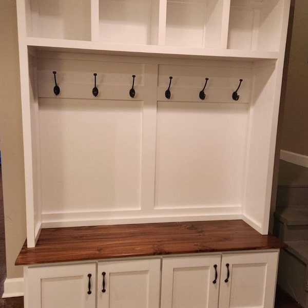 Rustic Hall Tree Etsy