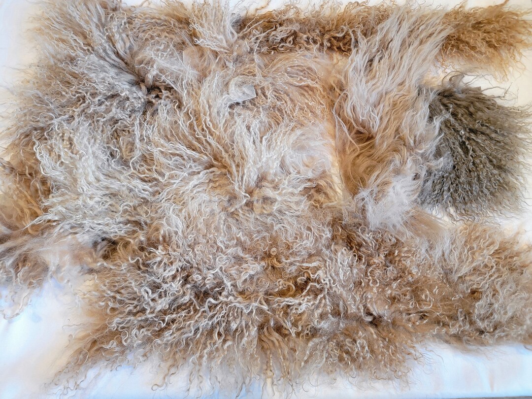 Mohair Doll Hair In Reborn Doll Kits &amp; Supplies Tibetan Lamb Mohair Mango Melon 12 X 3 OOAK Mongolian Curly Wool For Reborn Asian Dolls In Reborn Dolls