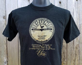 Vintage 80s Sun Record Company 35th Anniversary Elvis Presley Rare