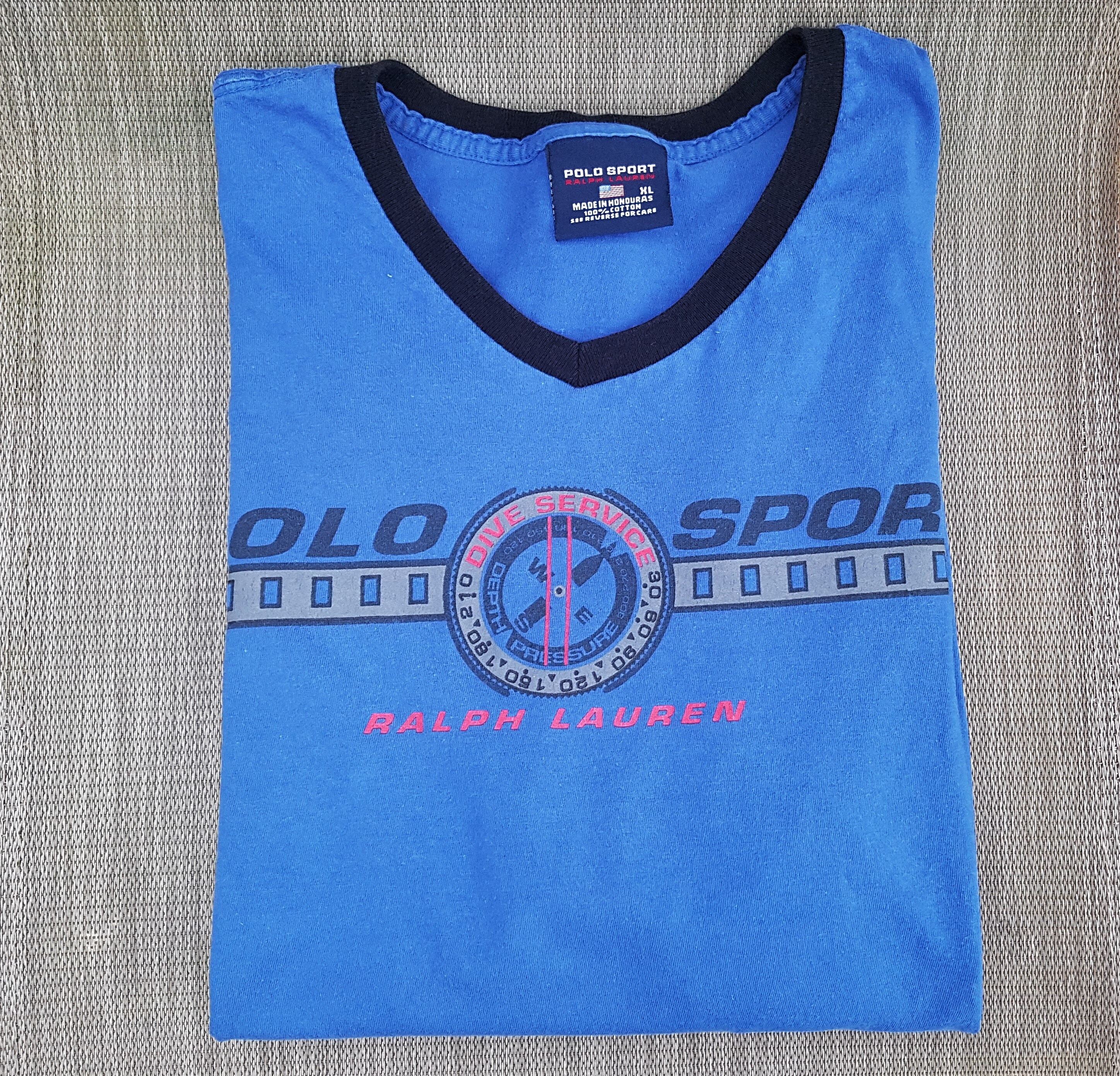 Vintage 90s POLO SPORT Ralph Lauren Dive Service T-shirt X-large