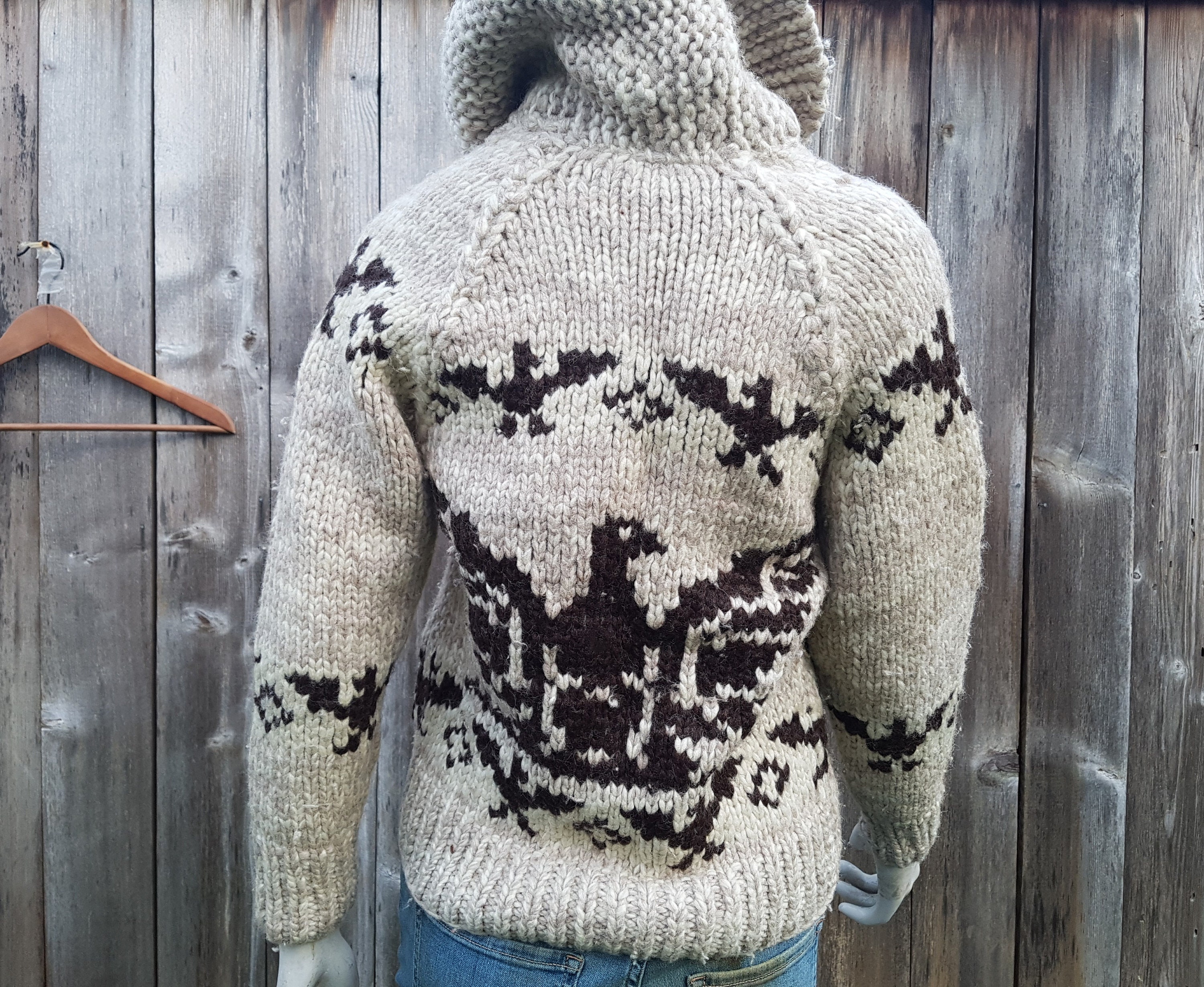 Vintage 80s Cowichan Indian Sweater Chunky Raw Wool Jacket Heavy Handknit Pacific Northwest Thunderbird Design Aboriginal Native Westcoast - Etsy Vintage 80s Cowichan Indian Sweater Chunky Raw Wool Jacket Heavy Handknit Pacific Northwest Thunderbird Design Aboriginal Native Westcoast - Etsy