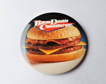 1990's McDonalds Cheddar Melt 2" Pinback Button 