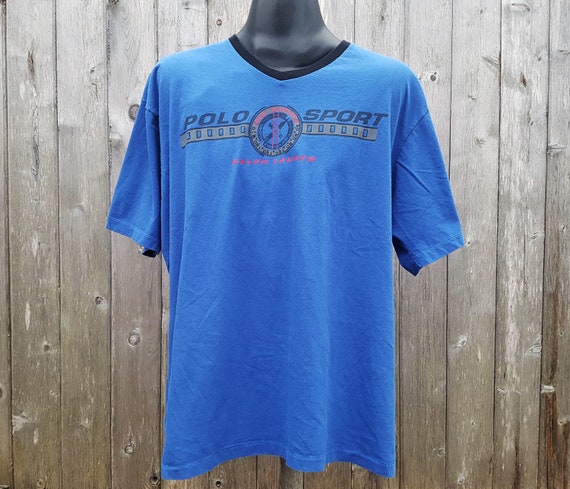 Vintage 90s POLO SPORT Ralph Lauren Dive Service T-shirt X-large
