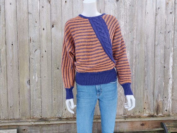 Super Kid mohair knit crew neck sweater