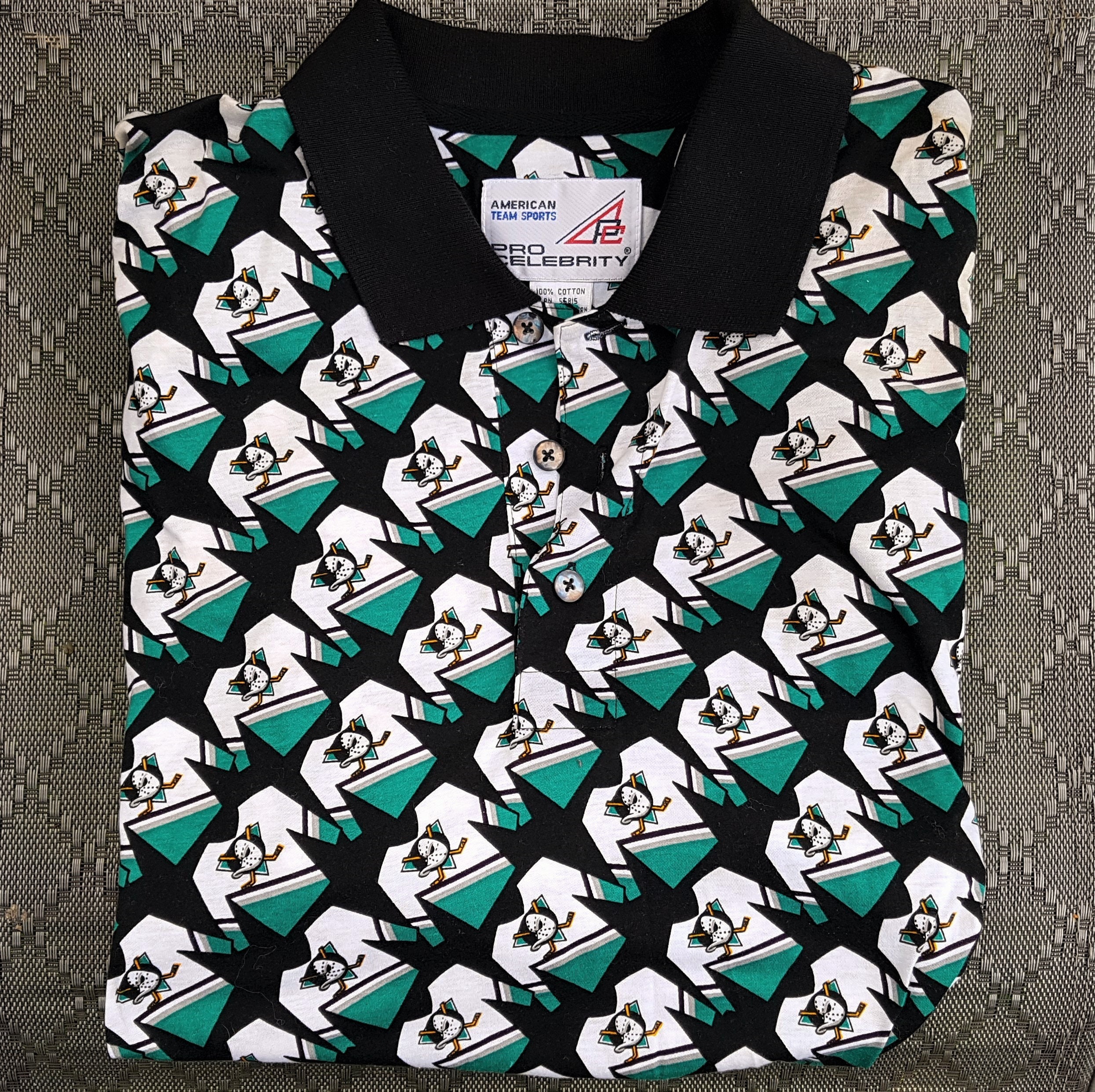 The best selling] NHL Anaheim Ducks Design X The Mighty Ducks Full Printing  Shirt