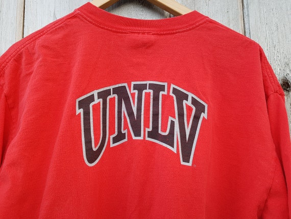Vintage 90s UNLV Nike Just Do It T-Shirt Red Runn… - image 4