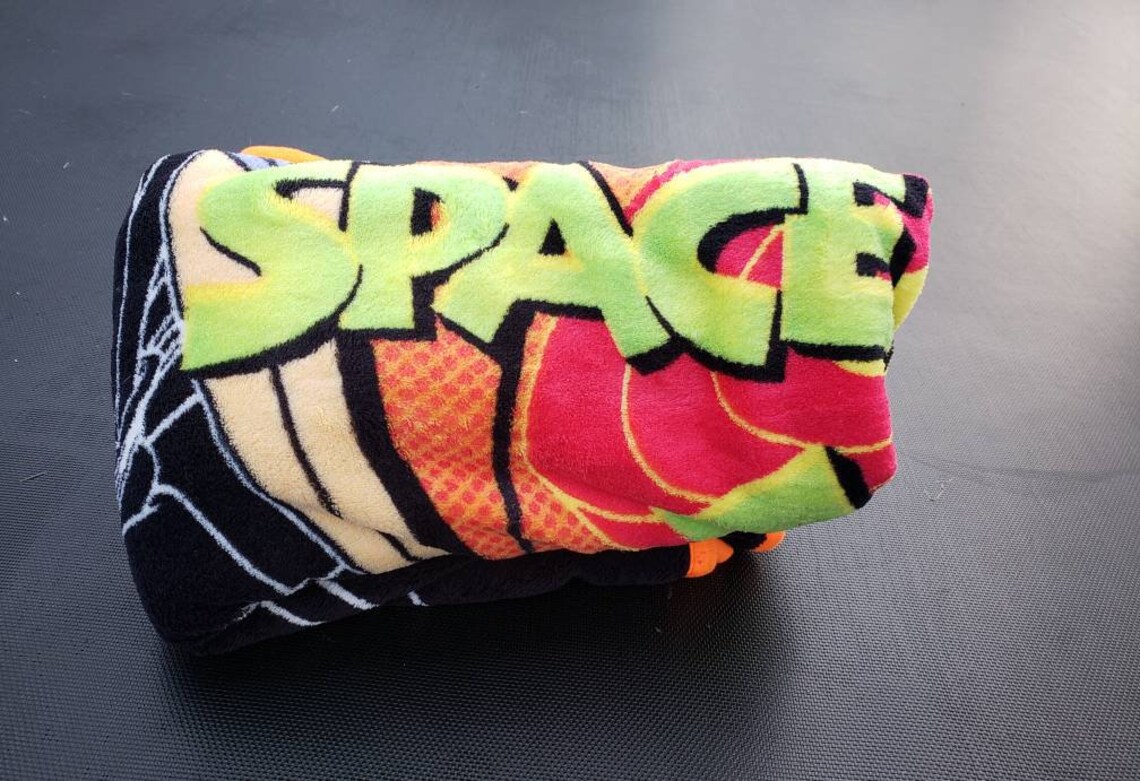 RARE Vintage SPACE JAM throw Blanket Soft Fleece Warner Bros. Etsy