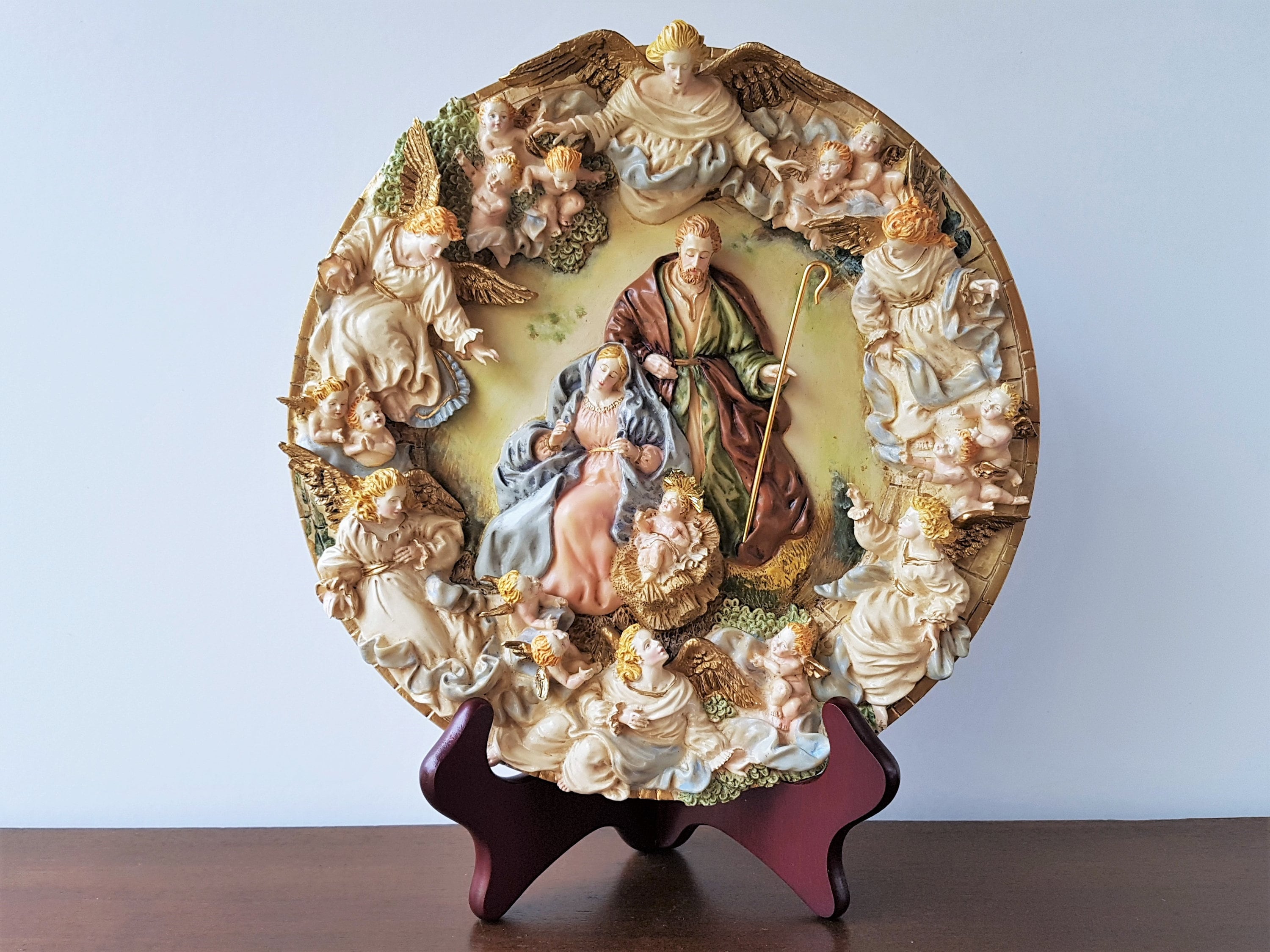 Franklin Mint Jesus Plates - Etsy