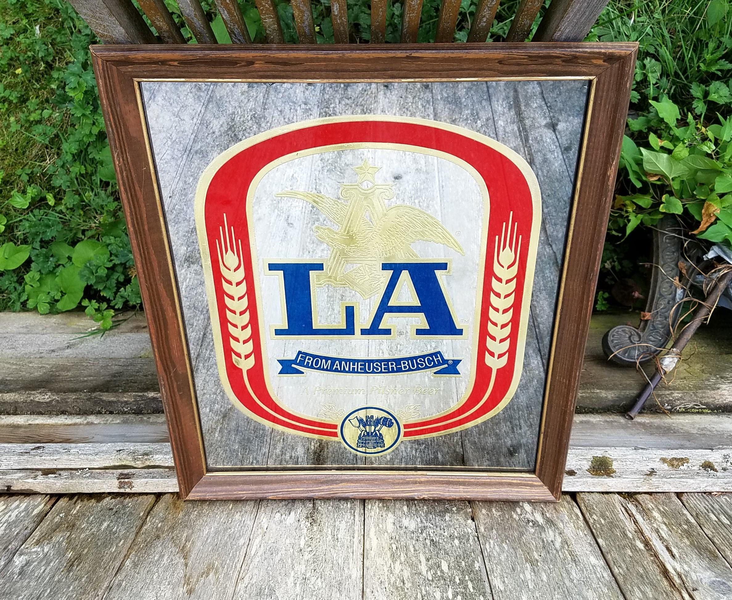 Vintage Budweiser Mirror - Etsy
