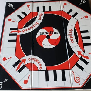 Vintage 80s TUNE DIN Board Game Music Humming Whistling Game - 1988 ...