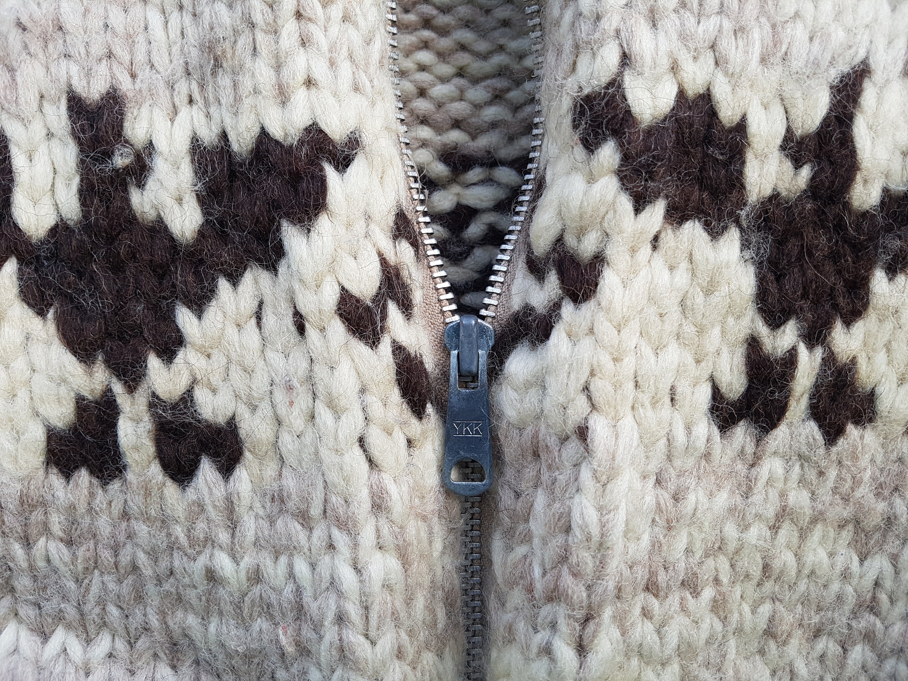Vintage 80s Cowichan Indian Sweater Chunky Raw Wool Jacket Vintage 80s Cowichan Indian Sweater Chunky Raw Wool Jacket