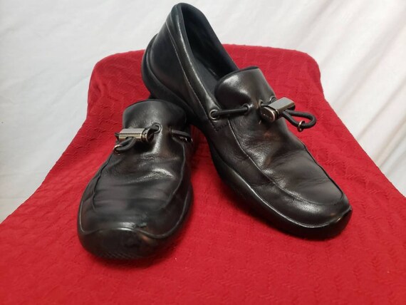 Vintage PRADA Loafers Black Sz 35 EU Sz  to 5 US Womens - Etsy