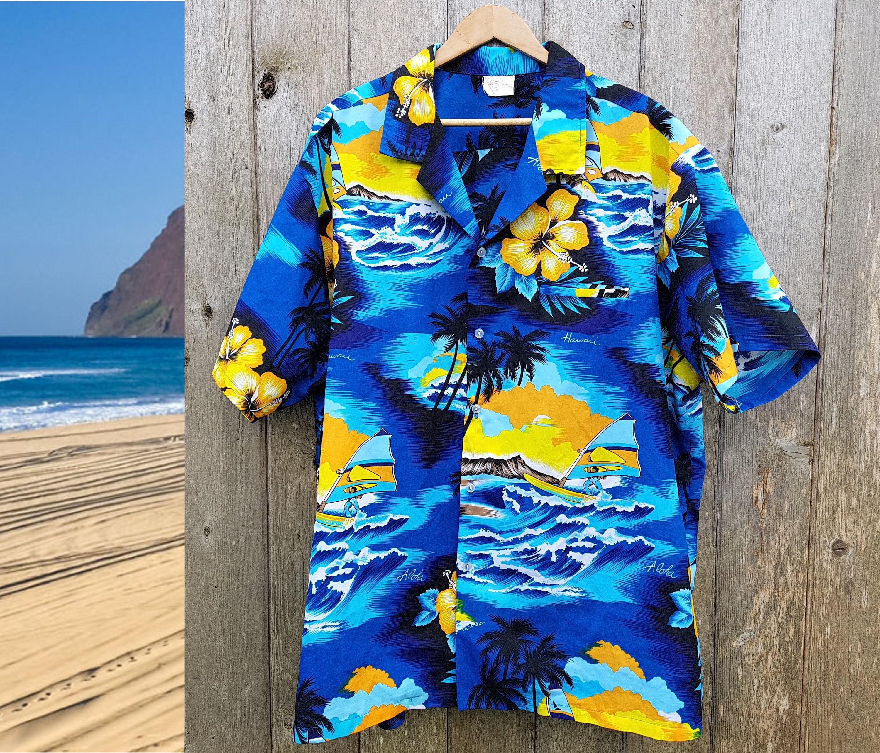 Vintage 80s KALENA FASHIONS of Hawaii Shirt Size 3XL Vintage 80s KALENA FASHIONS of Hawaii Shirt Size 3XL
