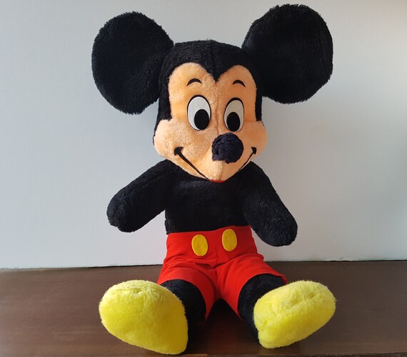 vintage large stuffed mickey mouse