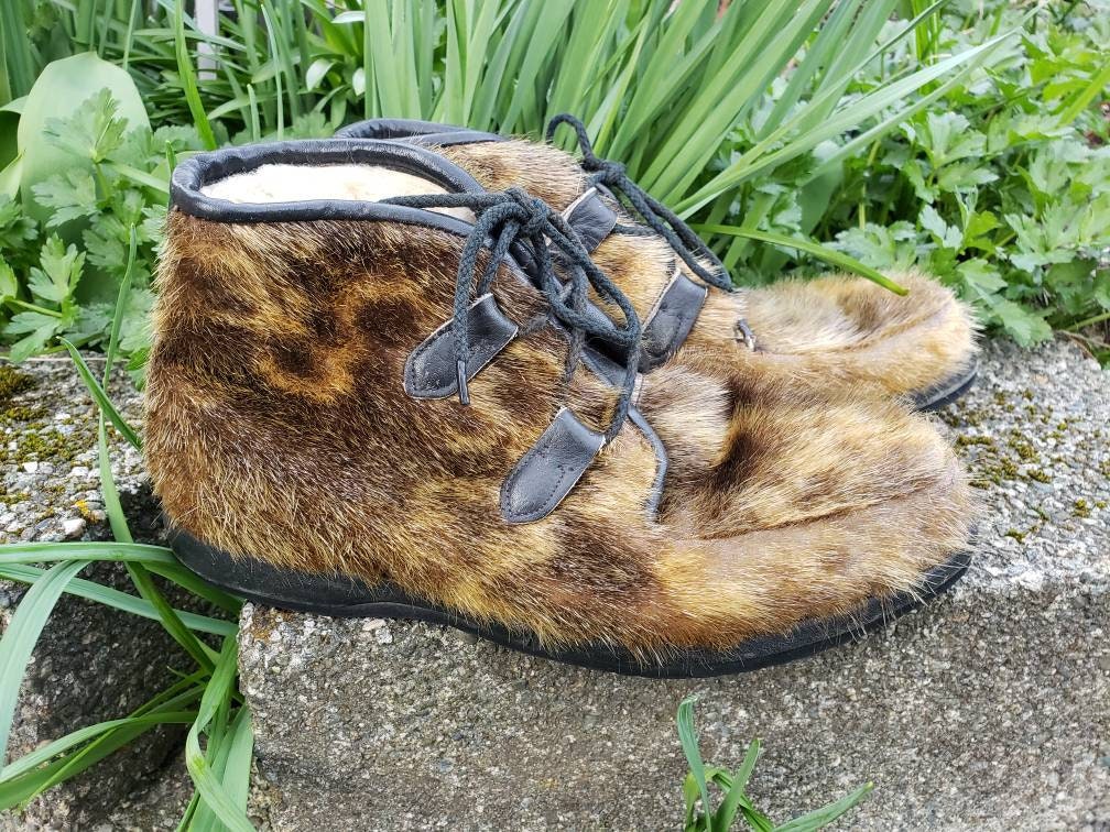 Vintage seal skin clearance boots