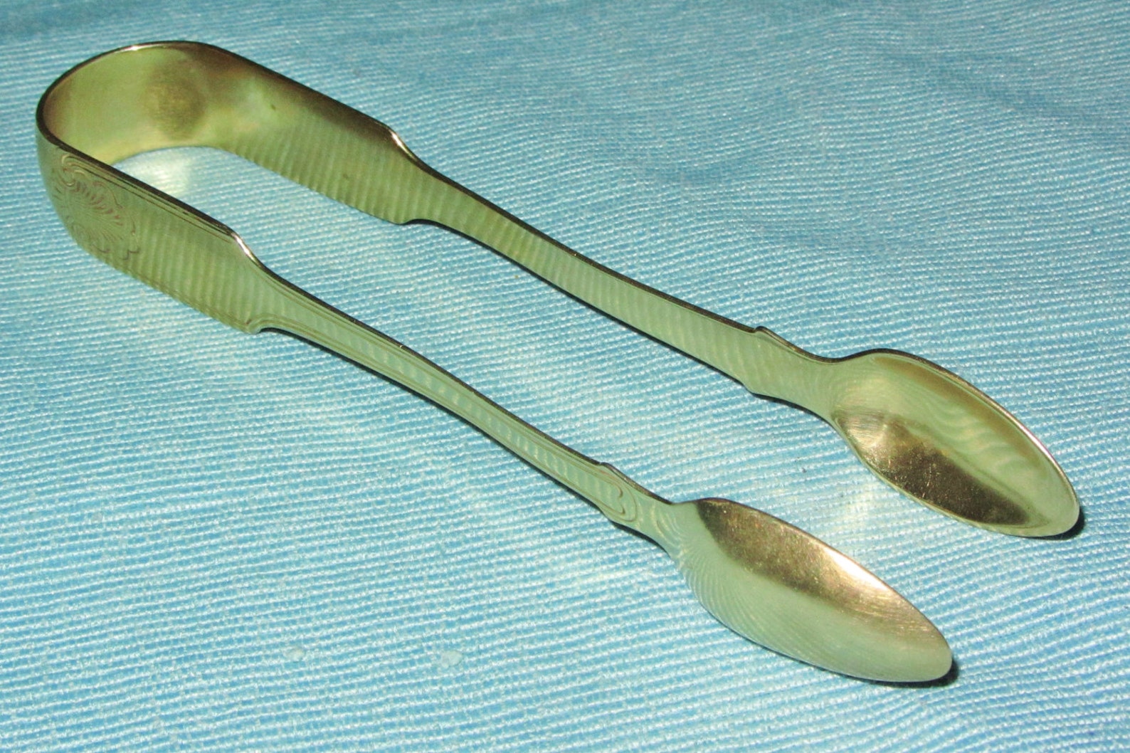 Antique 1902 Hallmarked Sugar Tongs William Page & Co. Birmingham