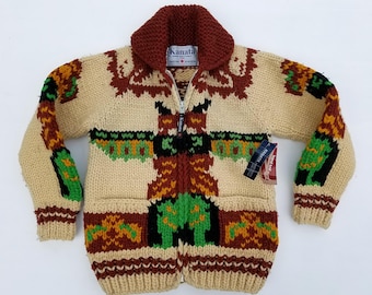 ☆韓国の人気☆【VOCAVACA】☆Stich Knit Bomber Jacke.t☆ 80s Vintage Korean Tailor-Made Souvenir Bomber Jacket