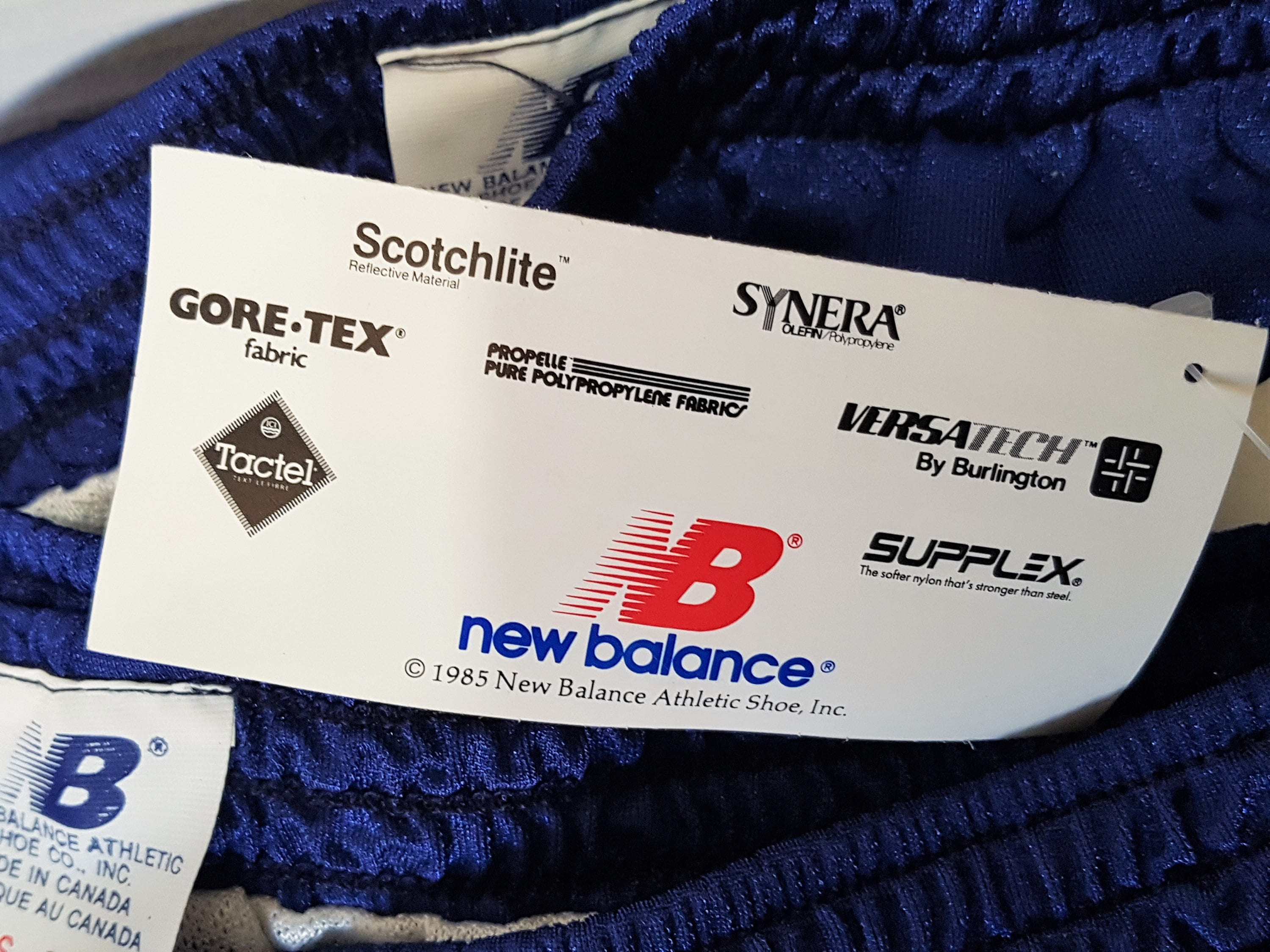 Vintage 80s NEW BALANCE Shiny Navy Satin Running Gym Shorts Vintage 80s NEW BALANCE Shiny Navy Satin Running Gym Shorts
