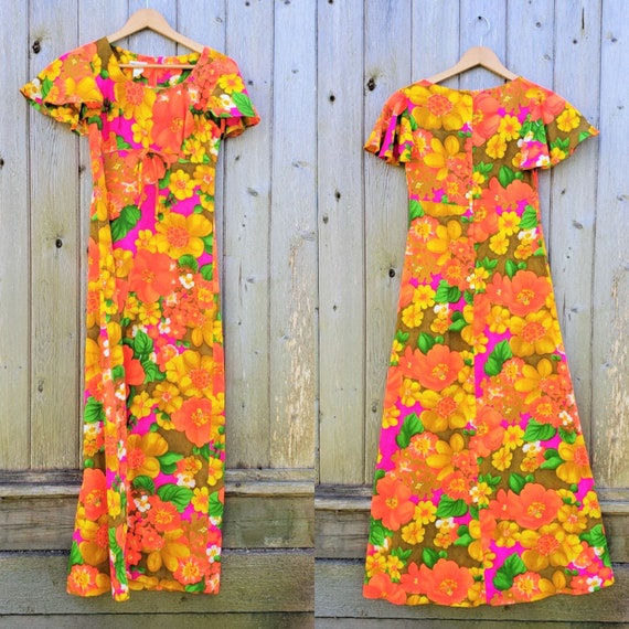 Petite hawaiian maxi dress sale