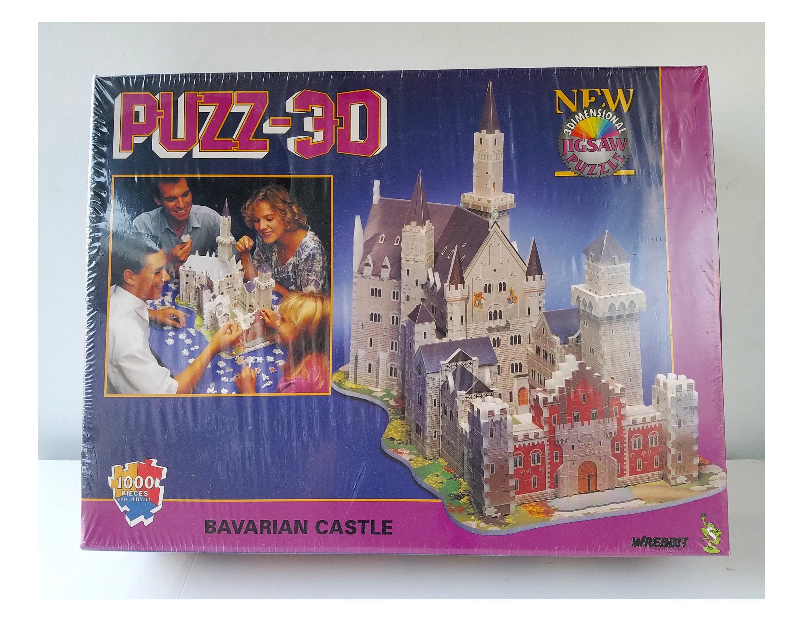 Vintage BAVARIAN CASTLE Puzz-3d SEALED 1996 Wrebbit 3 Dimensional