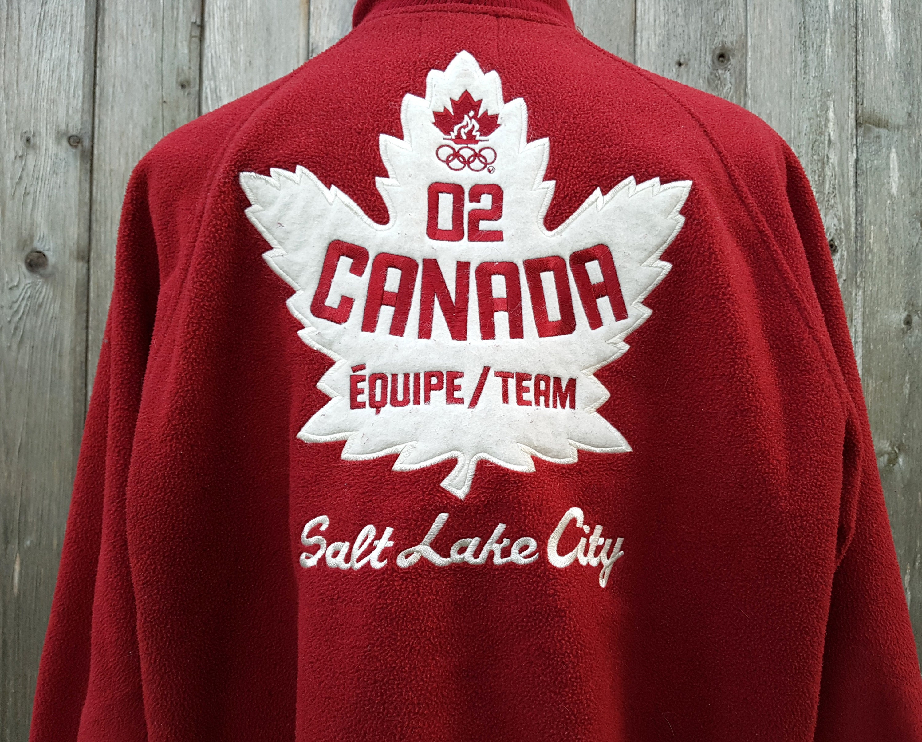 Roots カナダ スタジャン 　2002　オリンピック　サイズXL Vintage Roots Team CANADA 2002 Salt Lake City Winter