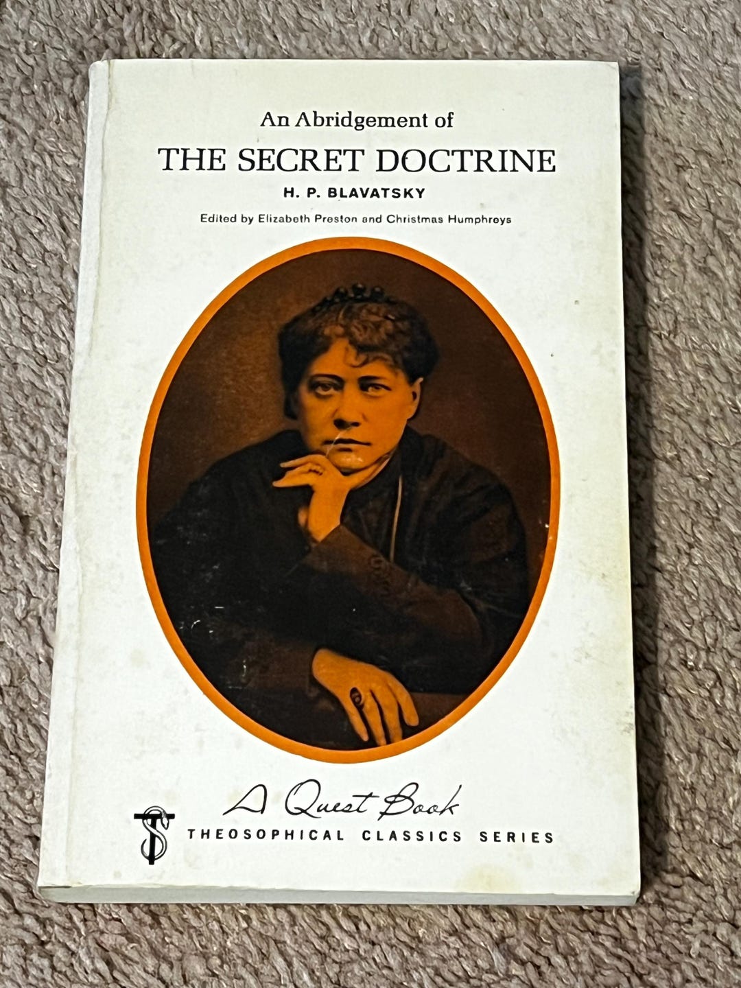 Rare Occlt Book: an Abridgment of the Secret Doctrine by HP Blavatsky ...