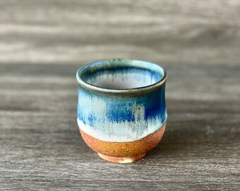 Limited Edition - Wood-soda-fired Japanese Tea Cup - Handmade Ceramics