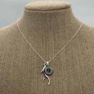 Anter charm necklace with bullet casing