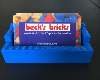 LEGO business card holder