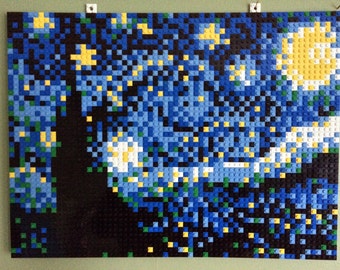 Starry Night LEGO Mosaic