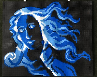 Birth of Venus LEGO mosaic