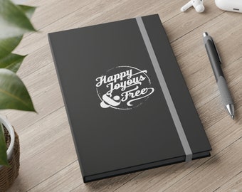 Cuaderno Happy Joyous & Free - Rayado - Un gran regalo para alguien en recuperación y que celebra su sobriedad en AA NA o cualquier programa de 12 pasos