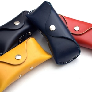 Custodia per occhiali in pelle con clip per Wayfarer Ray Ban custodia in pelle ecologica custodia per occhiali da sole, custodia per occhiali da vista custodia per occhiali da vista,