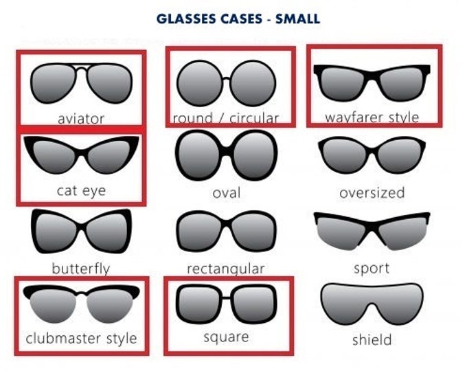 Aviator Sunglasses Size Chart