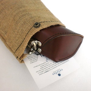 Leather Sunglasses case handcrafted image 6