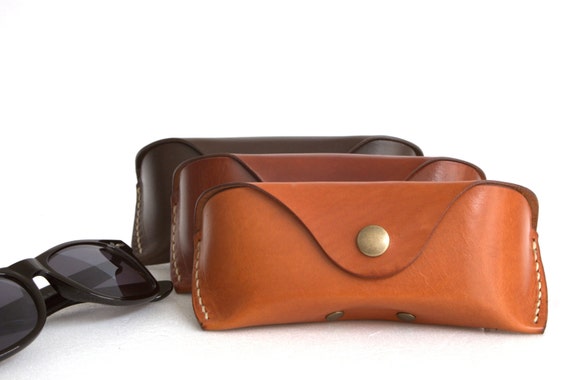 Glasses case  for Wayfarer Vegetable tanned leather