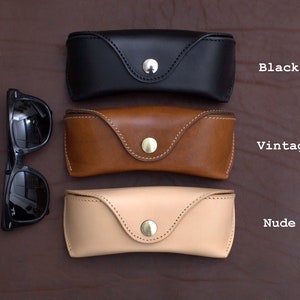 Custodia per occhiali da sole in pelle, Custodia per occhiali personalizzata, Custodia rigida personalizzata per occhiali da sole Wayfarer, Persol